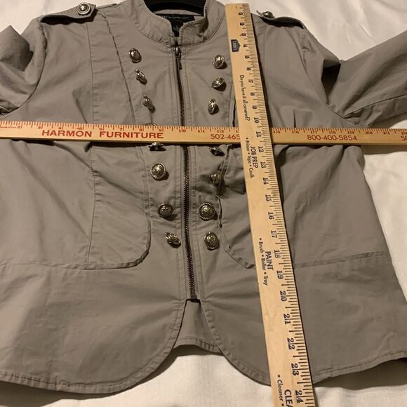 I-N-C International Concepts Large zip up military style jacket - Picture 4 of 6